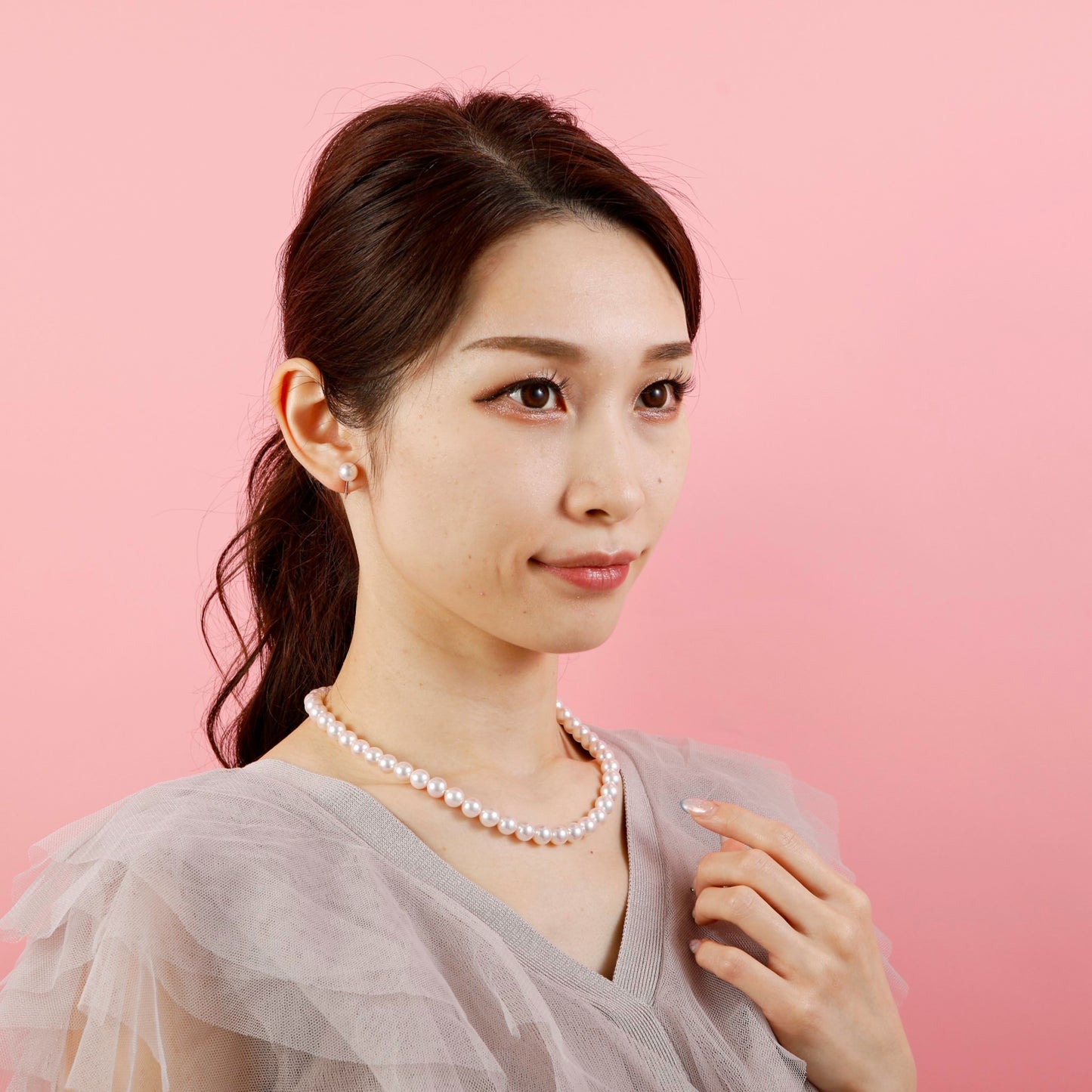 アコヤ花珠ネックレス