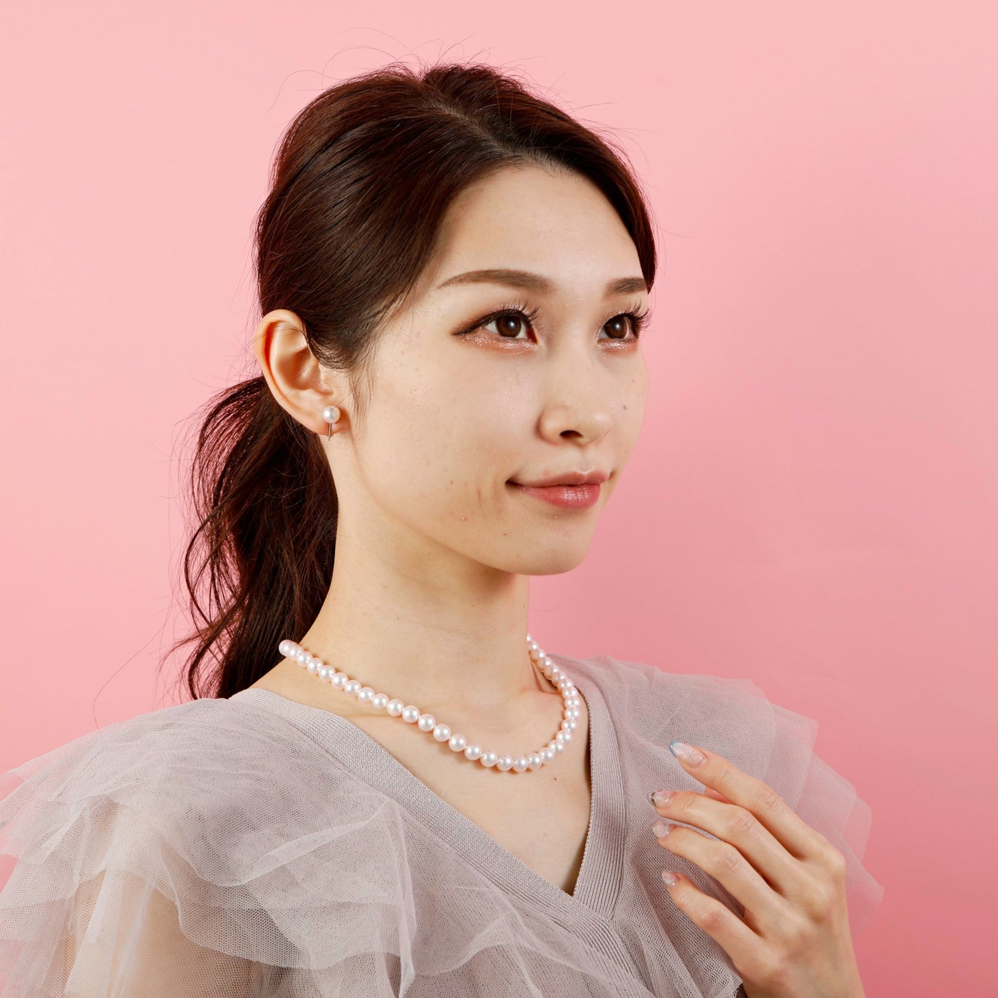 アコヤ花珠ネックレス