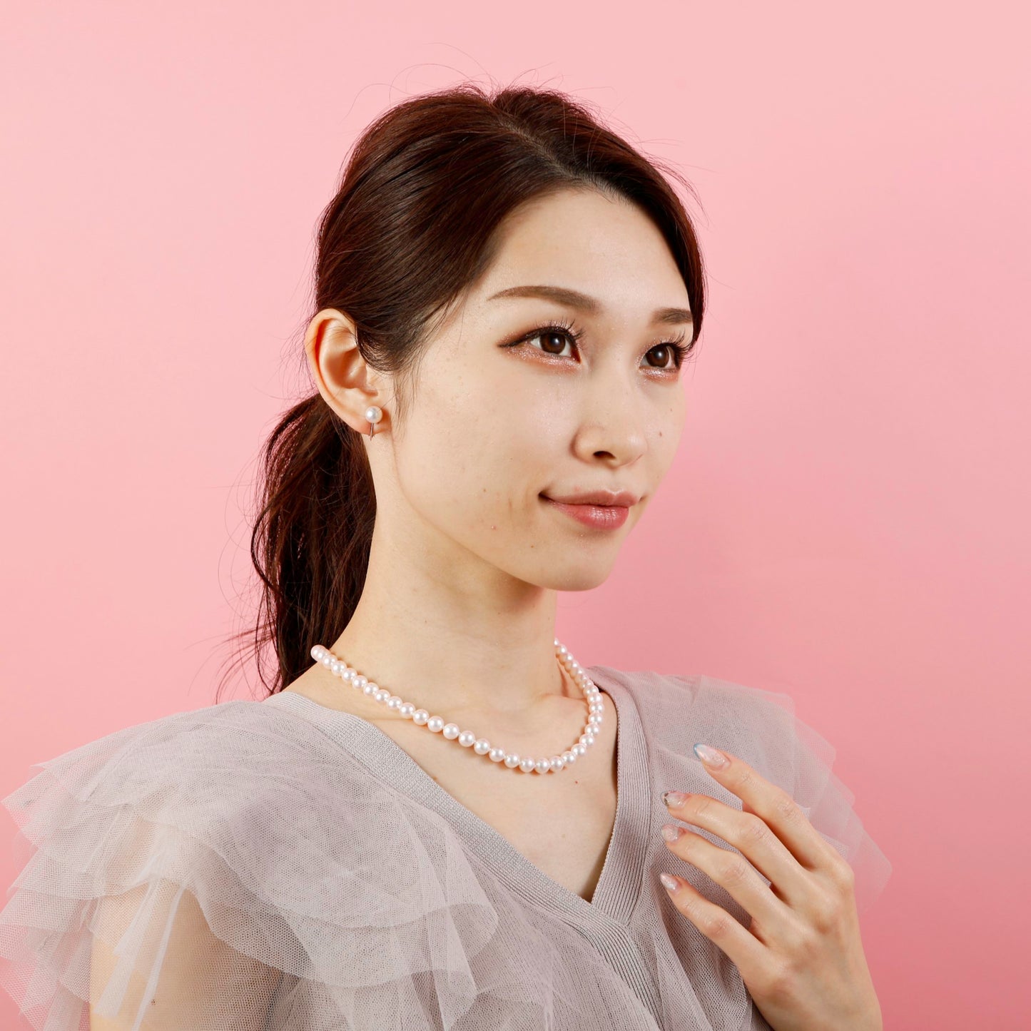 アコヤ花珠ネックレス